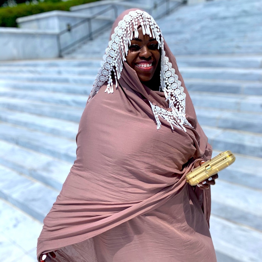 Sand Colored Melfha/Hijab garment